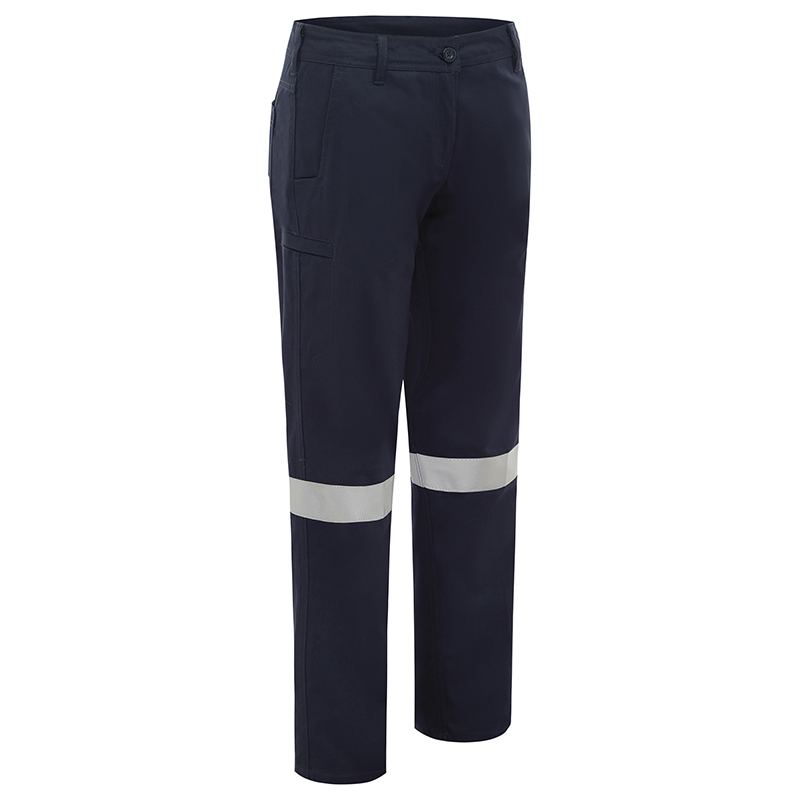 Women's Lightweight Cotton Drill Taped Cargo Pants — GRS Safety Perth