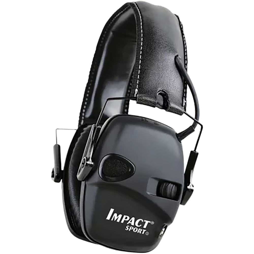 Impact Sport Folding Earmuff Black — Hearing | GRS Safety Perth