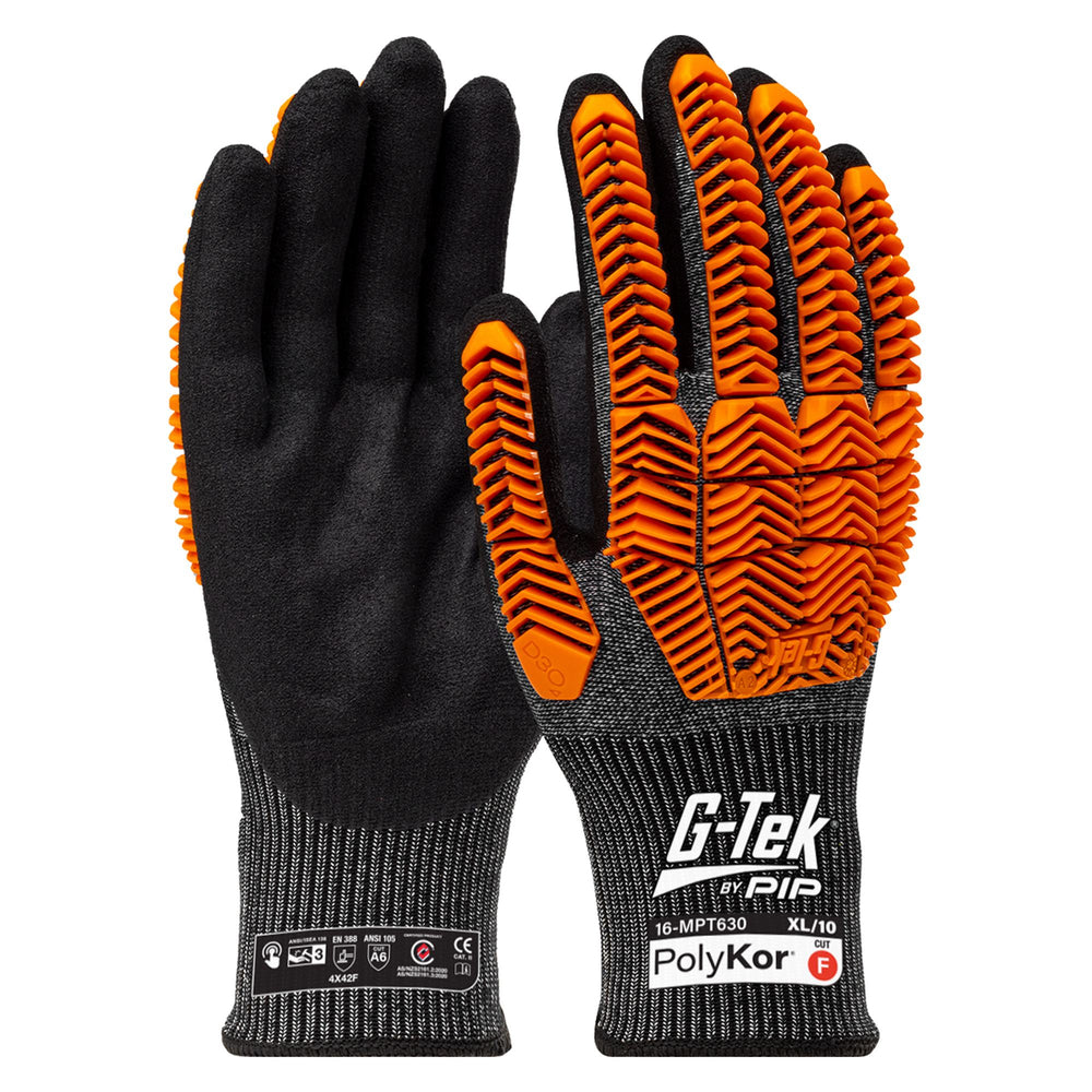 G-Tek PolyKor 13G Seamless Impact Cut F Glove — Hand Protection | GRS Safety Perth