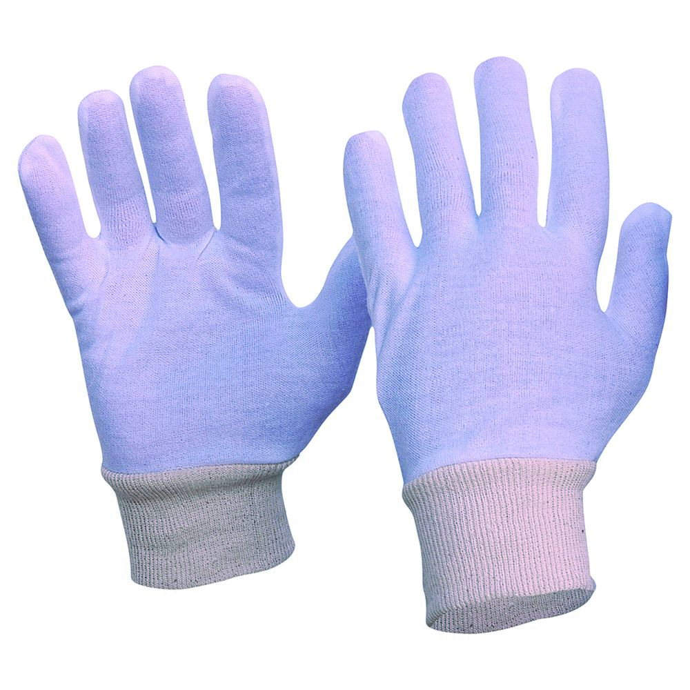 Interlock Poly/Cotton Liner Knit Wrist Gloves Ladies Size — Hand Protection | GRS Safety Perth