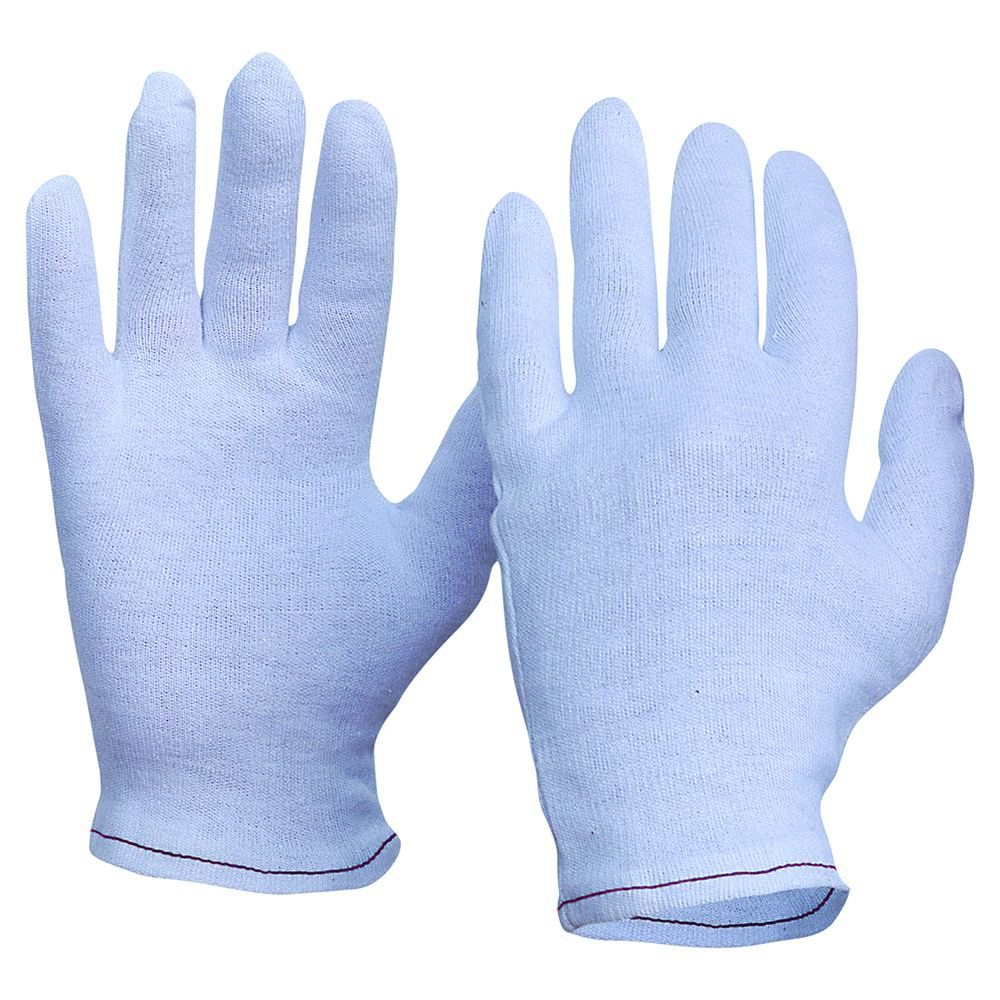 Interlock Poly/Cotton Liner Hemmed Cuff Gloves Ladies Size — Hand Protection | GRS Safety Perth