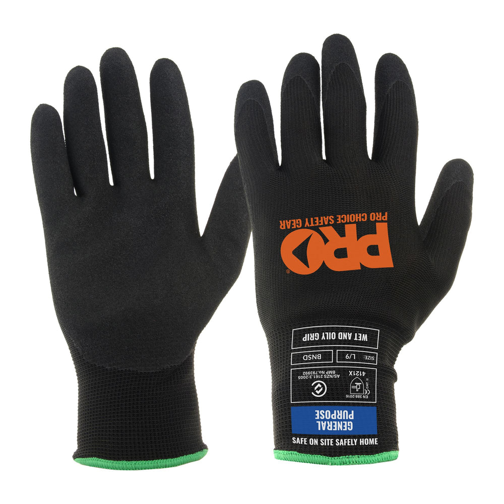 Prosense Sand Grip Nitrile Glove — Hand Protection | GRS Safety Perth