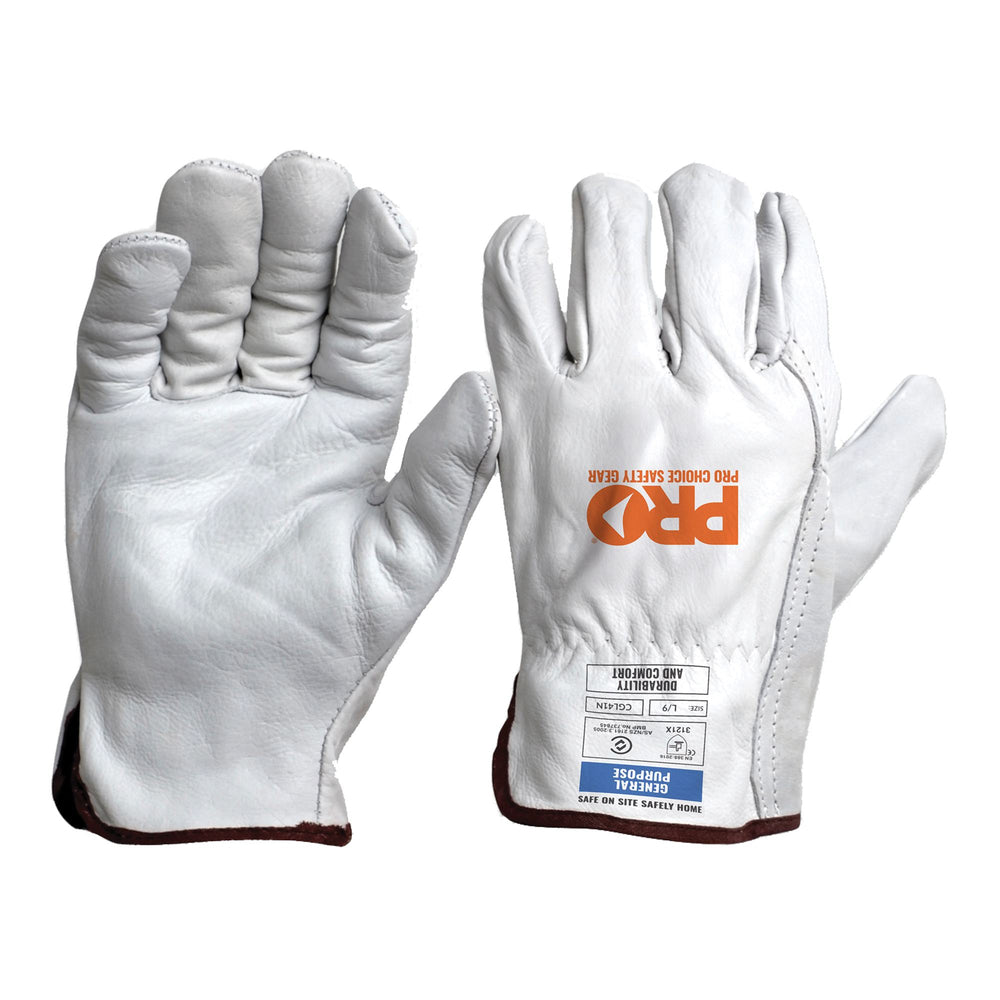 Riggamate Natural Cowgrain Gloves | GRS Safety Perth