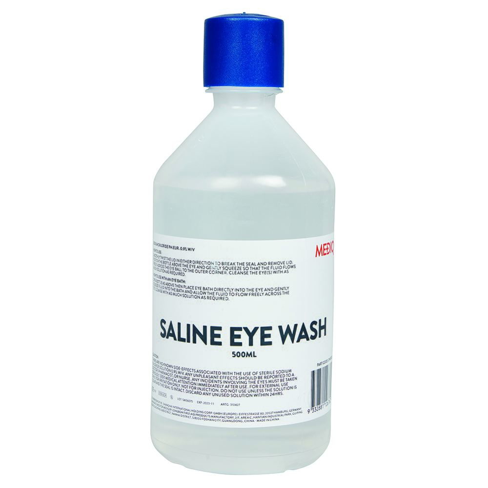 Eyewash Station Replacement Solution 500Ml — Site Safety | GRS Safety Perth