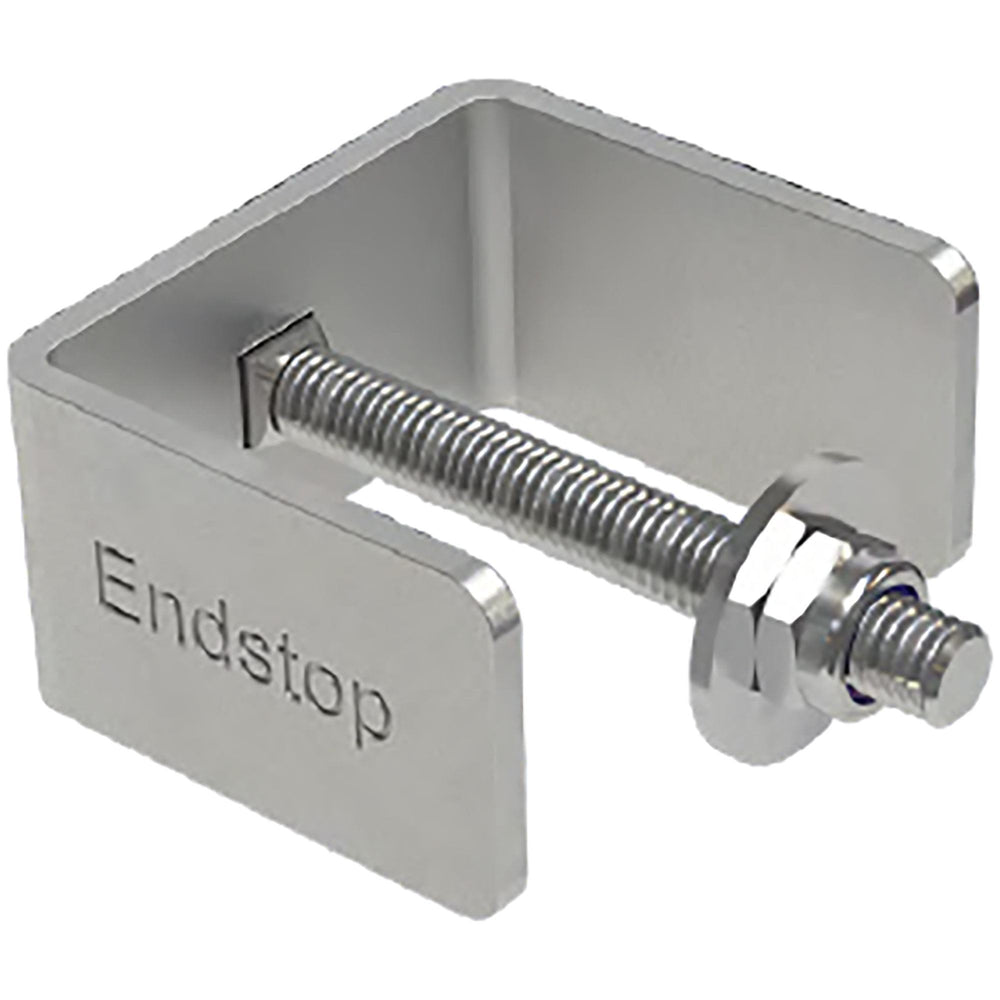 Rigid End Stop for Steel Ladders - Stainless Steel — Height Safety | GRS Safety Perth