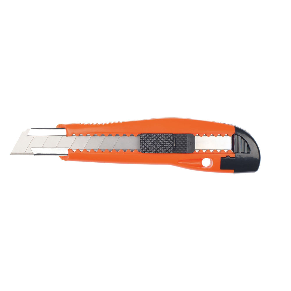 Ronsta Knives Manual Retractable Knife With Slide Lock 18mm — Site Safety | GRS Safety Perth