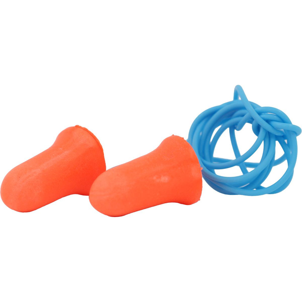 Maximum Disposable Corded Earplugs (100 Pairs) — Hearing | GRS Safety Perth