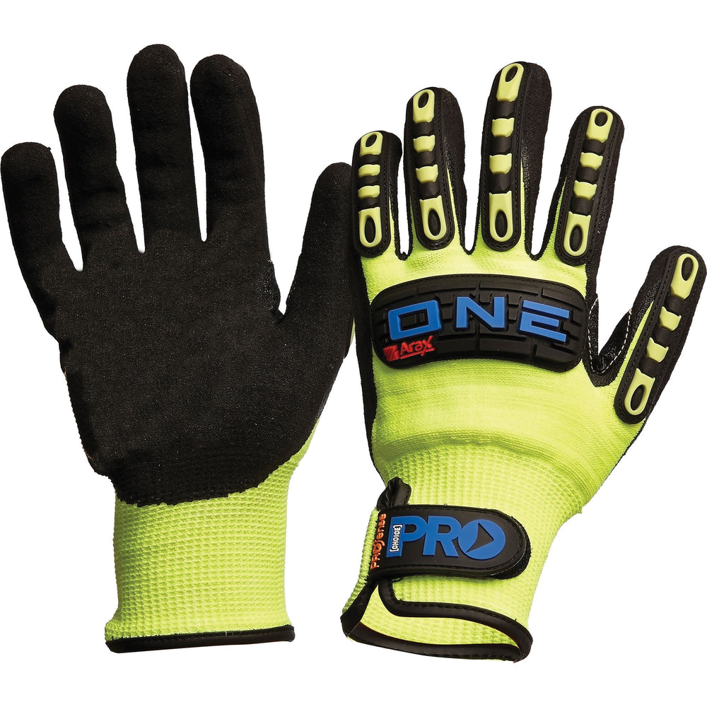 Arax One Nitrile Foam / Cut Resistant Liner Rubber Back Gloves | GRS Safety Perth