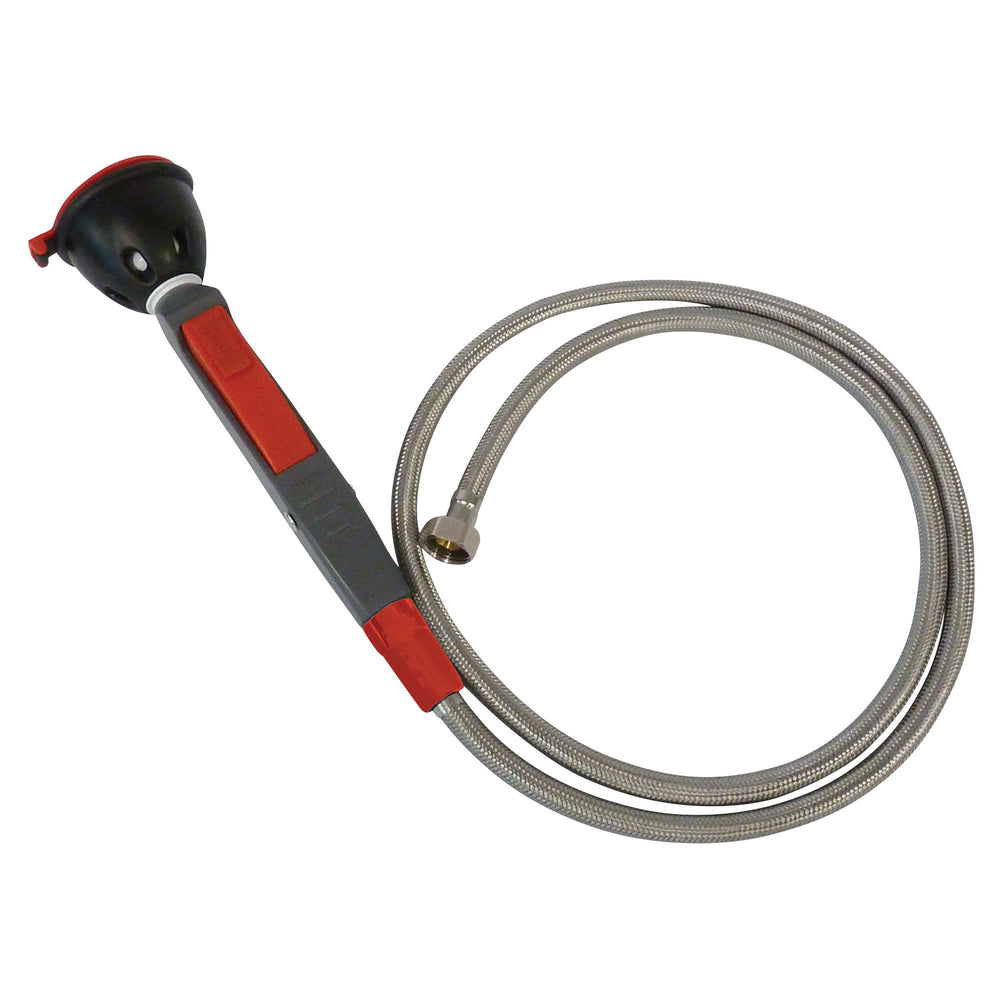 Hand Held Drench Hose Single Non Aerated Eye Wash 1.5M Hose — Site Safety | GRS Safety Perth