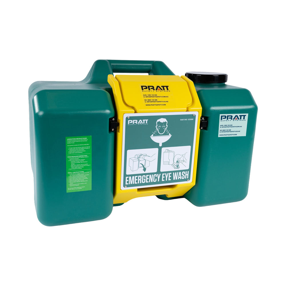 Portable Gravity Fed Eye Wash Unit. 35L — Site Safety | GRS Safety Perth
