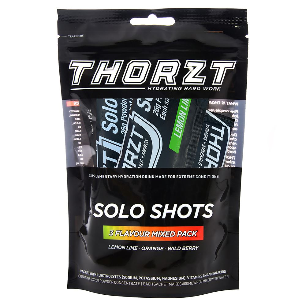 Low Sugar Solo Shots - Mixed Flavour — Sun & Hydration | GRS Safety Perth