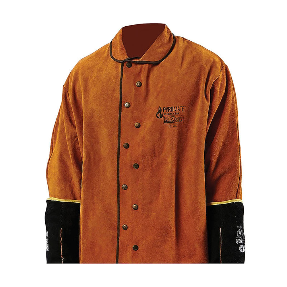 Pyromate Red Welders Jacket — Hi-Vis Workwear | GRS Safety Perth
