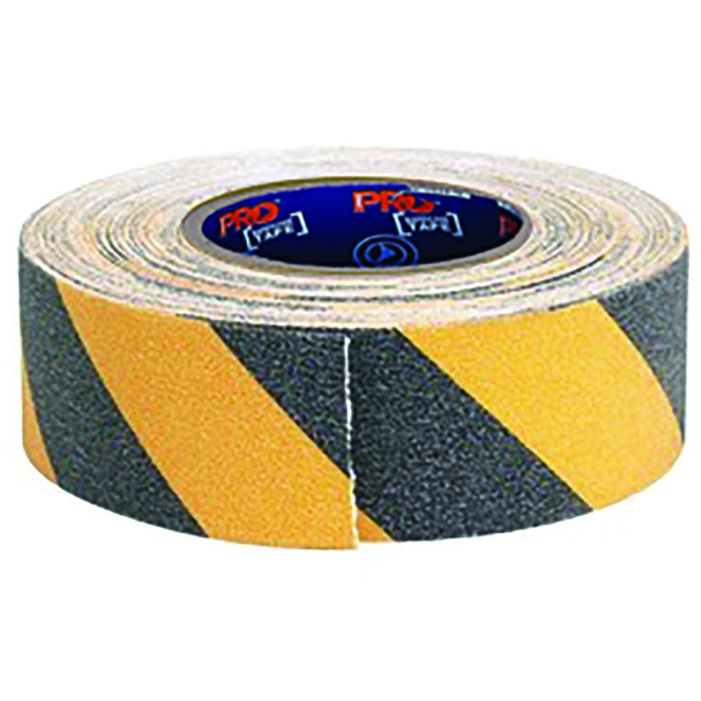 Self Adhesive Non Slip Hazard Tape Yellow & Black. 18M X 50mm — Site Safety | GRS Safety Perth