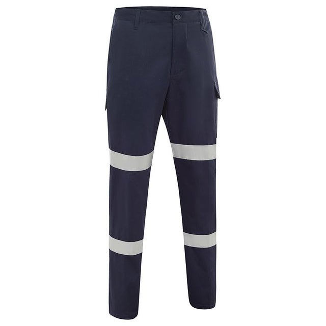 Lightweight Cotton Drill Biomotion Taped Cargo Pants — GRS Safety Perth
