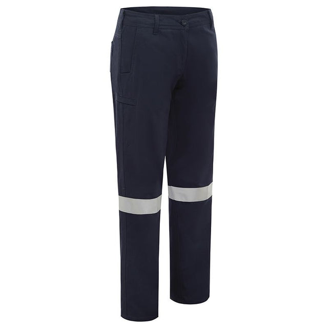 Women's Lightweight Cotton Drill Taped Cargo Pants — GRS Safety Perth