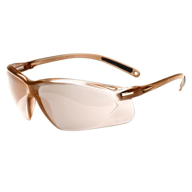 A700 Light Brown Mirror Anti-Fog Safety Glasses — GRS Safety Perth