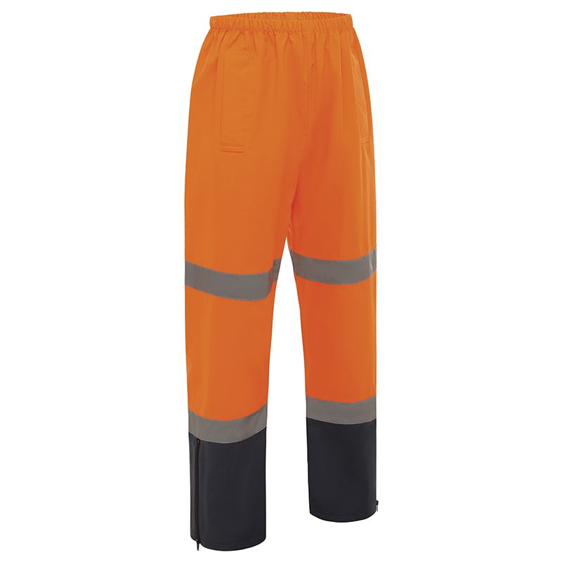 Hi-Vis Wet Weather 2 Tone Taped Rain Pants — GRS Safety Perth