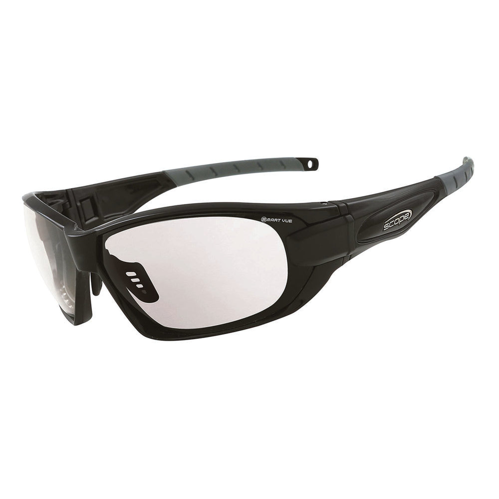 Genisys Black Gloss Frame Smart Vue (Photochromic) Lens — Eye Protection | GRS Safety Perth