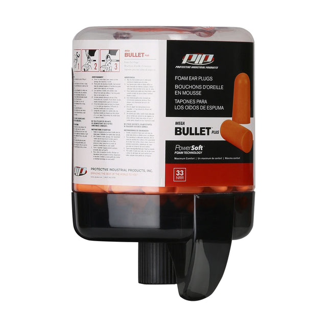 Mega Bullet Plus Earplugs Class 5 Refill Canister (250 Pairs) — Hearing | GRS Safety Perth