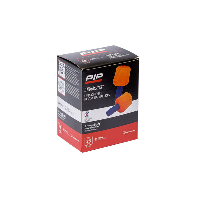 Powersoft Ez-Twist Hybrid Earplugs Uncorded (50 Pairs) — Hearing | GRS Safety Perth