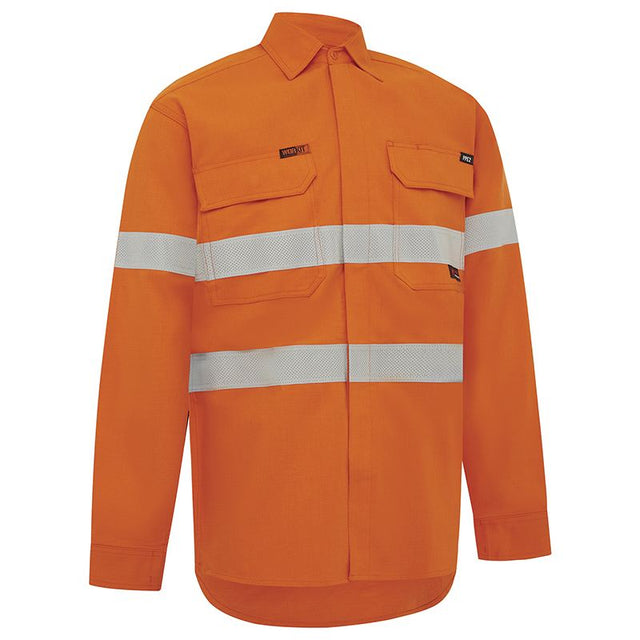 Flarex Ripstop PPE2 FR Inherent 197gsm Taped Shirt — GRS Safety Perth