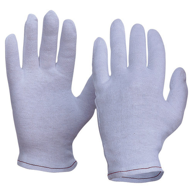 Interlock Poly/Cotton Liner Hemmed Cuff Gloves Ladies Size — Hand Protection | GRS Safety Perth