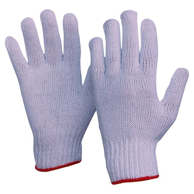 Knitted Poly/Cotton Liner Gloves Size Medium (Ladies) — Hand Protection | GRS Safety Perth