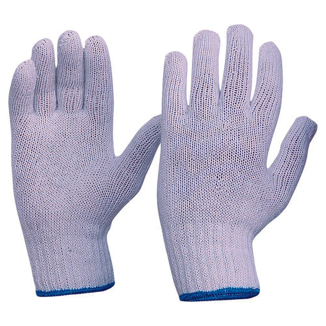 Knitted Poly/Cotton Liner Gloves Size Large (Mens) — Hand Protection | GRS Safety Perth