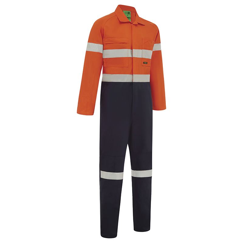 Hi-Vis 2 Tone Regular Weight Taped Coveralls — GRS Safety Perth