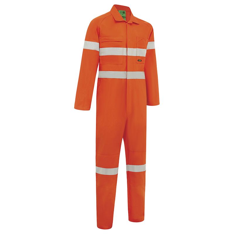 Hi-Vis Tropical Lightweight Taped Coverall — GRS Safety Perth