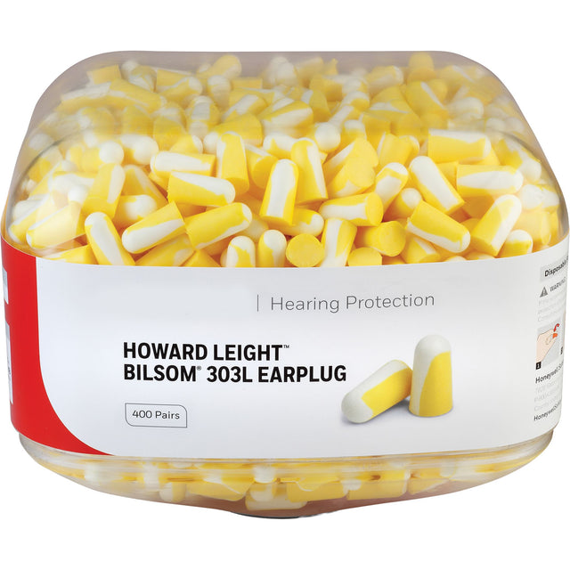 Prefilled canister of 400 pairs Bilsom 303 Large Earplugs — Hearing | GRS Safety Perth