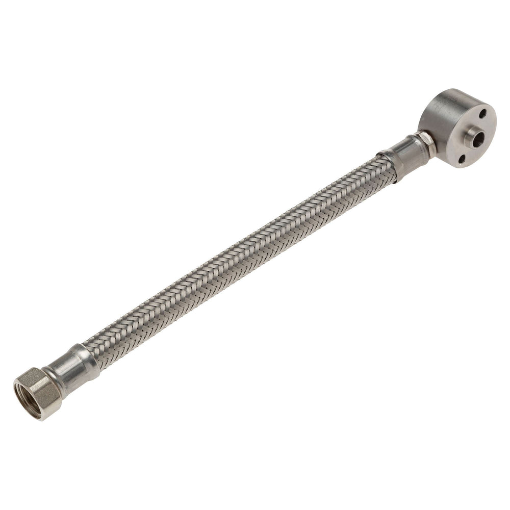 Right Hand SS Braided Hose & Elbow Assembly  For Showers — Site Safety | GRS Safety Perth