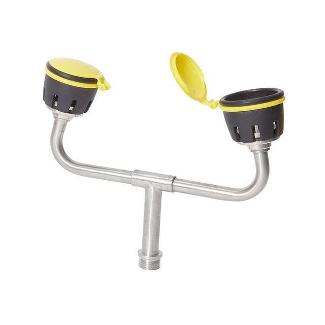Pratt Eyewash Nozzle Assembly S/Steel With Rubber Eyecup Suits All Elite Eyewash — Site Safety | GRS Safety Perth