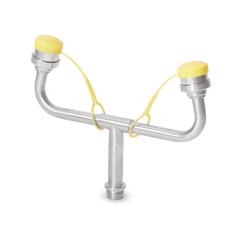 Pratt Eyewash Nozzle Assembly S/Steel With Yellow Dust Cap Suits SE693 And FTL E — Site Safety | GRS Safety Perth