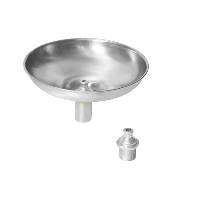 Pratt S/Steel Shower Head With SWIRLTEC Nozzle Suits All Elite Showers — Site Safety | GRS Safety Perth