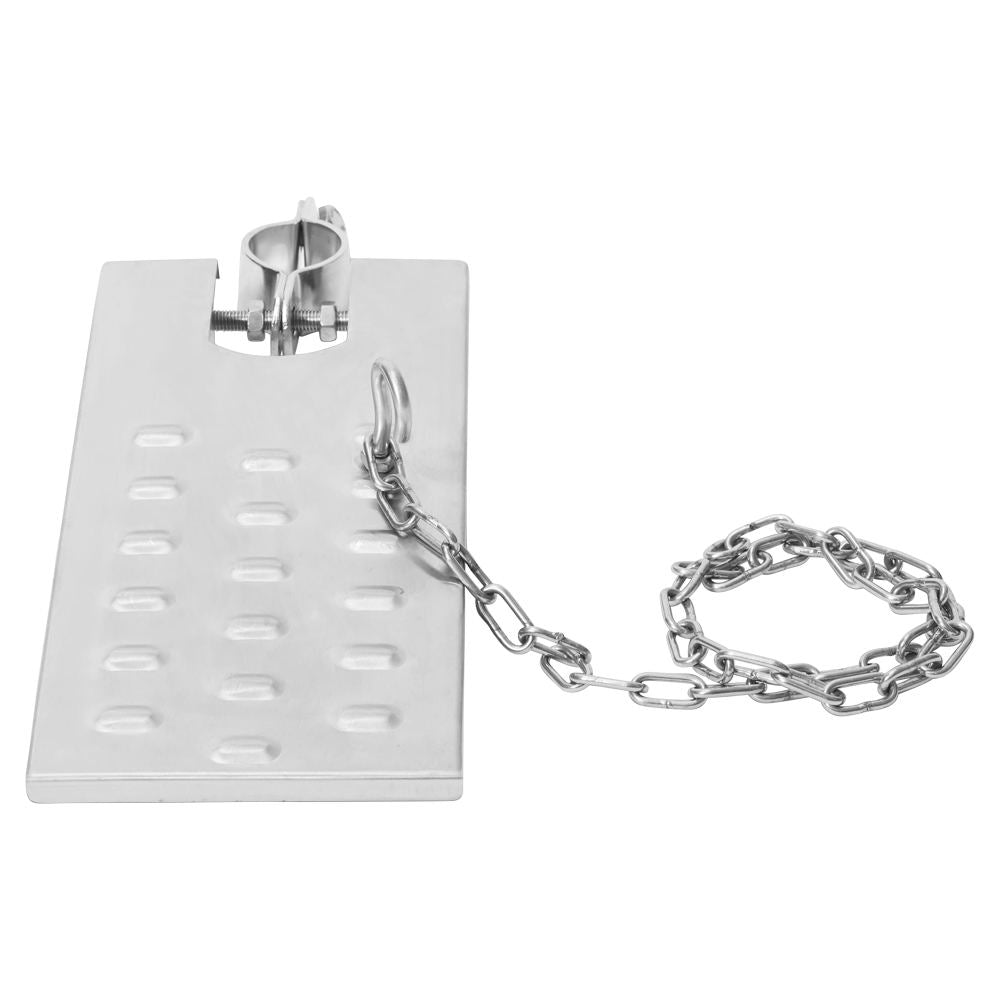 Pratt S/Steel Foot Treadle Silver Suits All Elite Eyewash — Site Safety | GRS Safety Perth