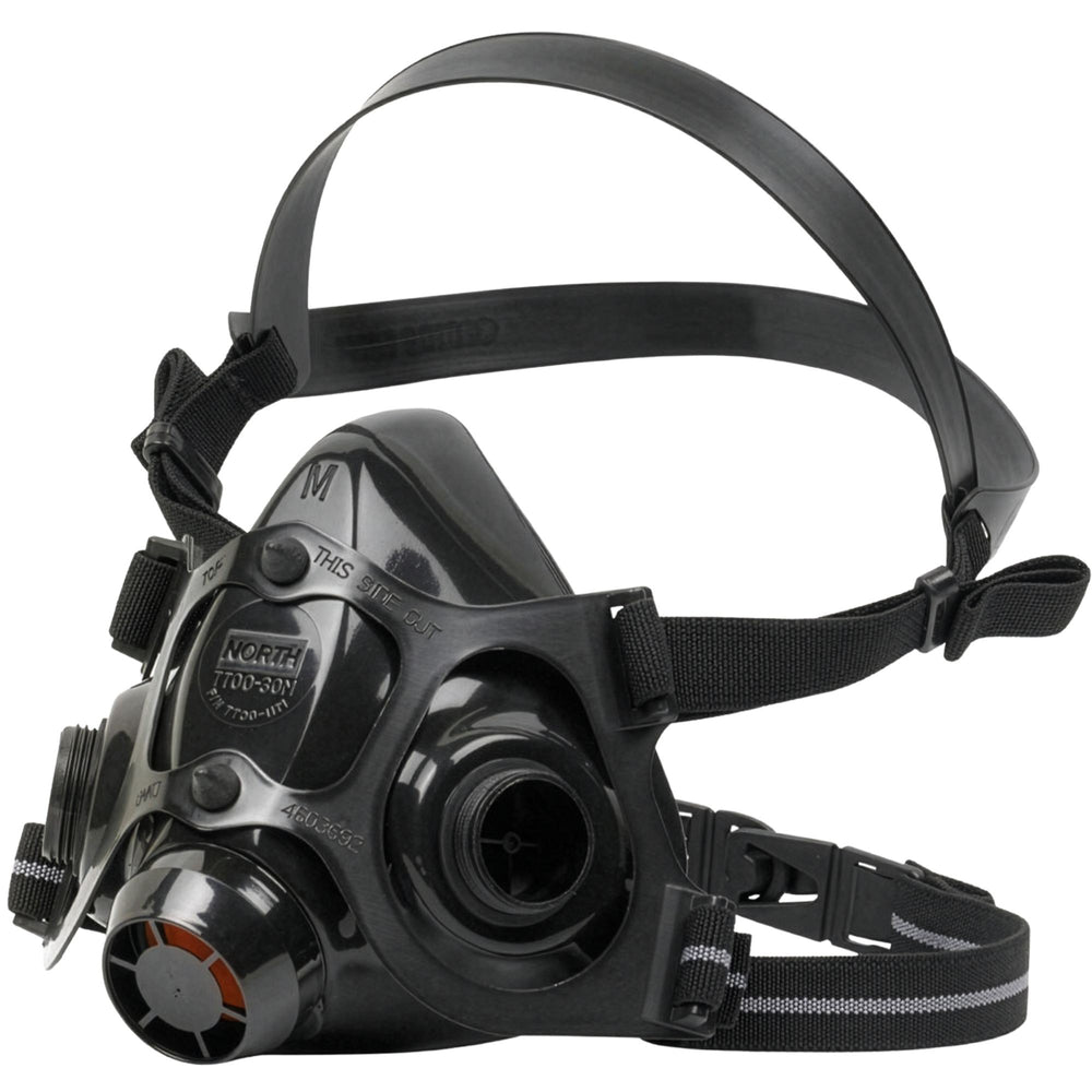 NORTH 7700 Series Half Face Silicone Respirator Black Large — Respiratory | GRS Safety Perth