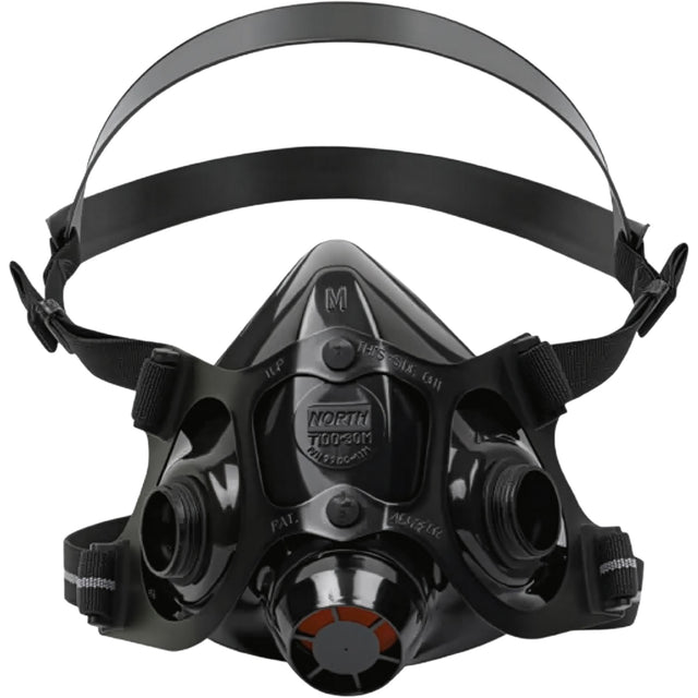 NORTH 7700 Series Half Face Silicone Respirator Black Medium — Respiratory | GRS Safety Perth