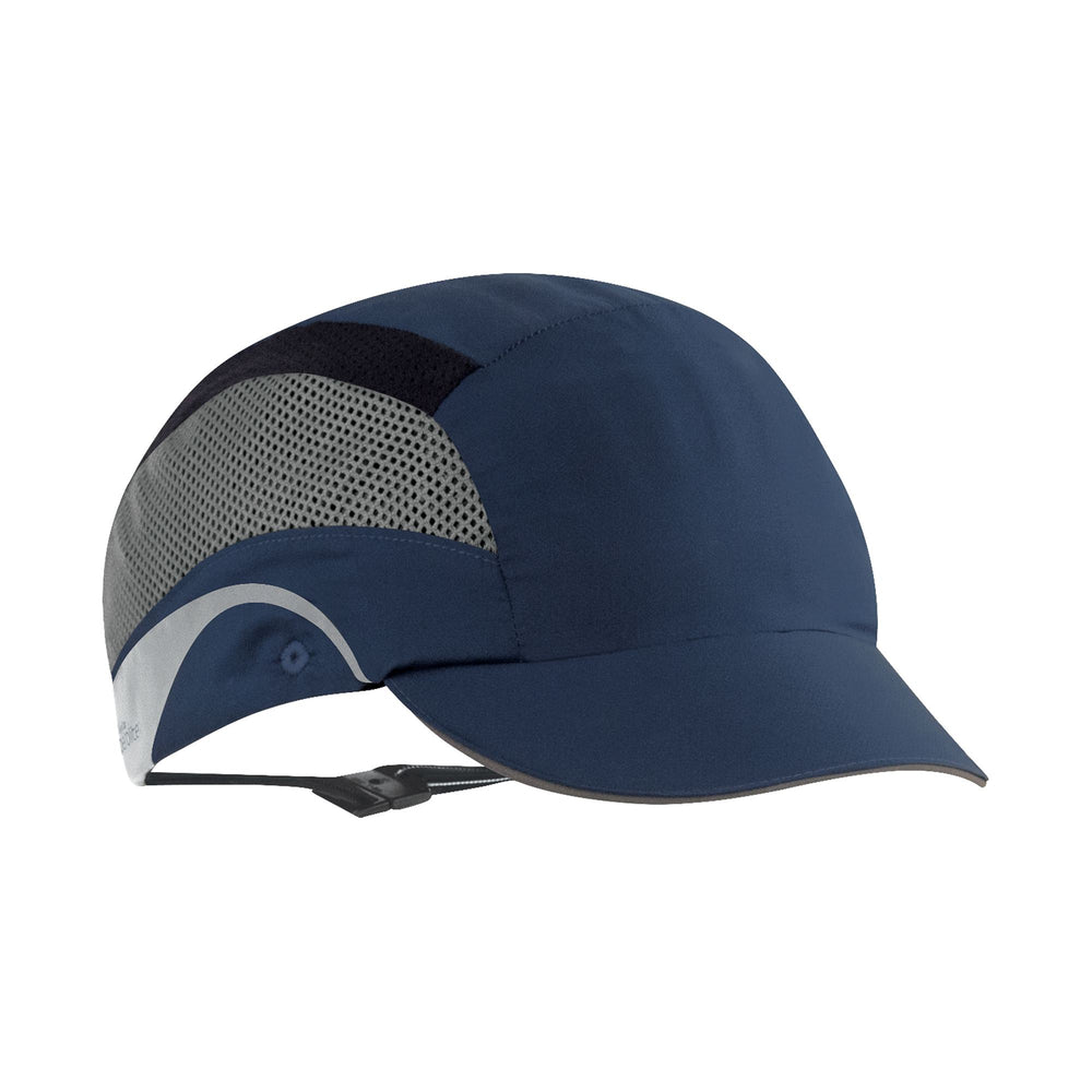 Hardcap Aerolite Short Peak Navy — Head Protection | GRS Safety Perth