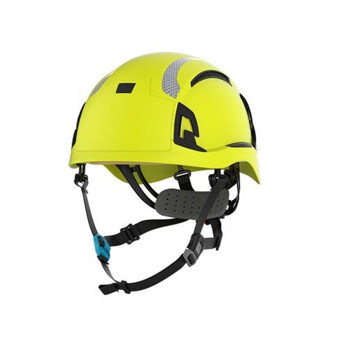 Evo Alta Skyworker Vented Safety Helmet With Cr2 Reflective Kit - Hi Vis Yellow — Head Protection | GRS Safety Perth
