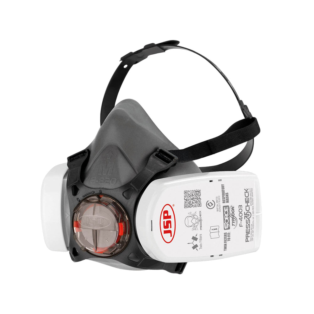 Force Typhoon 8 Half Mask Respirator Asbestos/Silica/Dust Retail Kit With P2 Fil — Respiratory | GRS Safety Perth