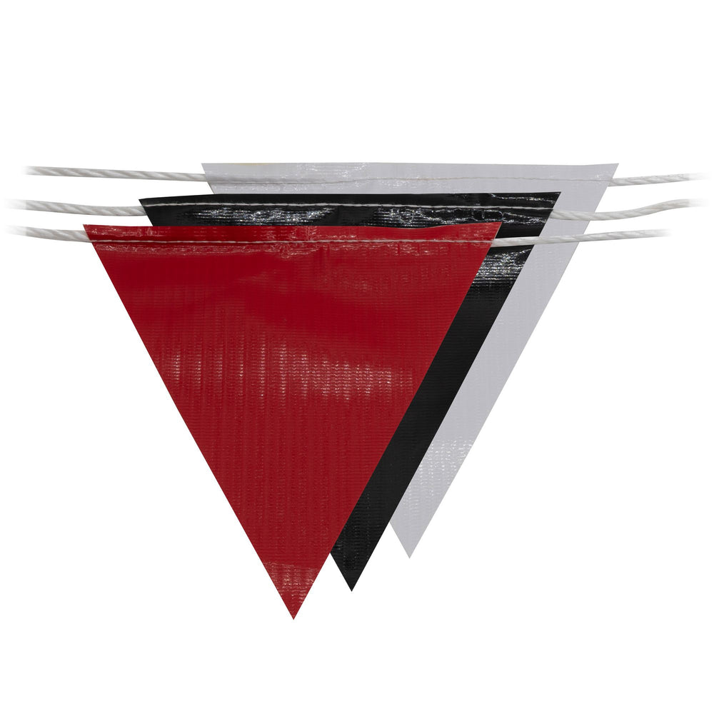 30M Day Bunting Red/Black/White — Site Safety | GRS Safety Perth