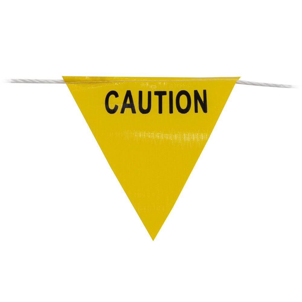 30M 'CAUTION' Bunting Yellow — Site Safety | GRS Safety Perth