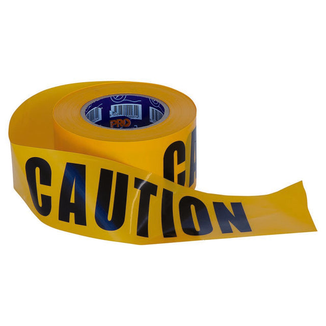 Barricade Tape - 100M X 75mm Caution Print — Site Safety | GRS Safety Perth