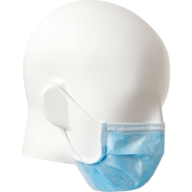 Disposable Face Mask Blue 3 Ply — Respiratory | GRS Safety Perth