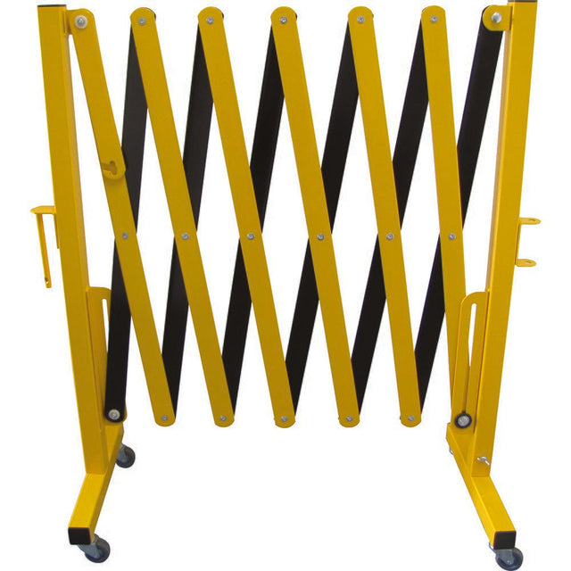 Expandable Barrier - Yellow/Black — Site Safety | GRS Safety Perth