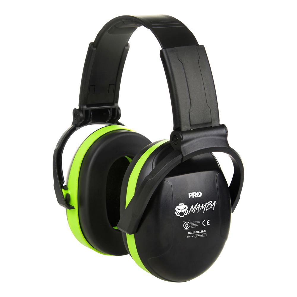 Mamba Slimline Pro Series Folding Earmuff — Hearing | GRS Safety Perth