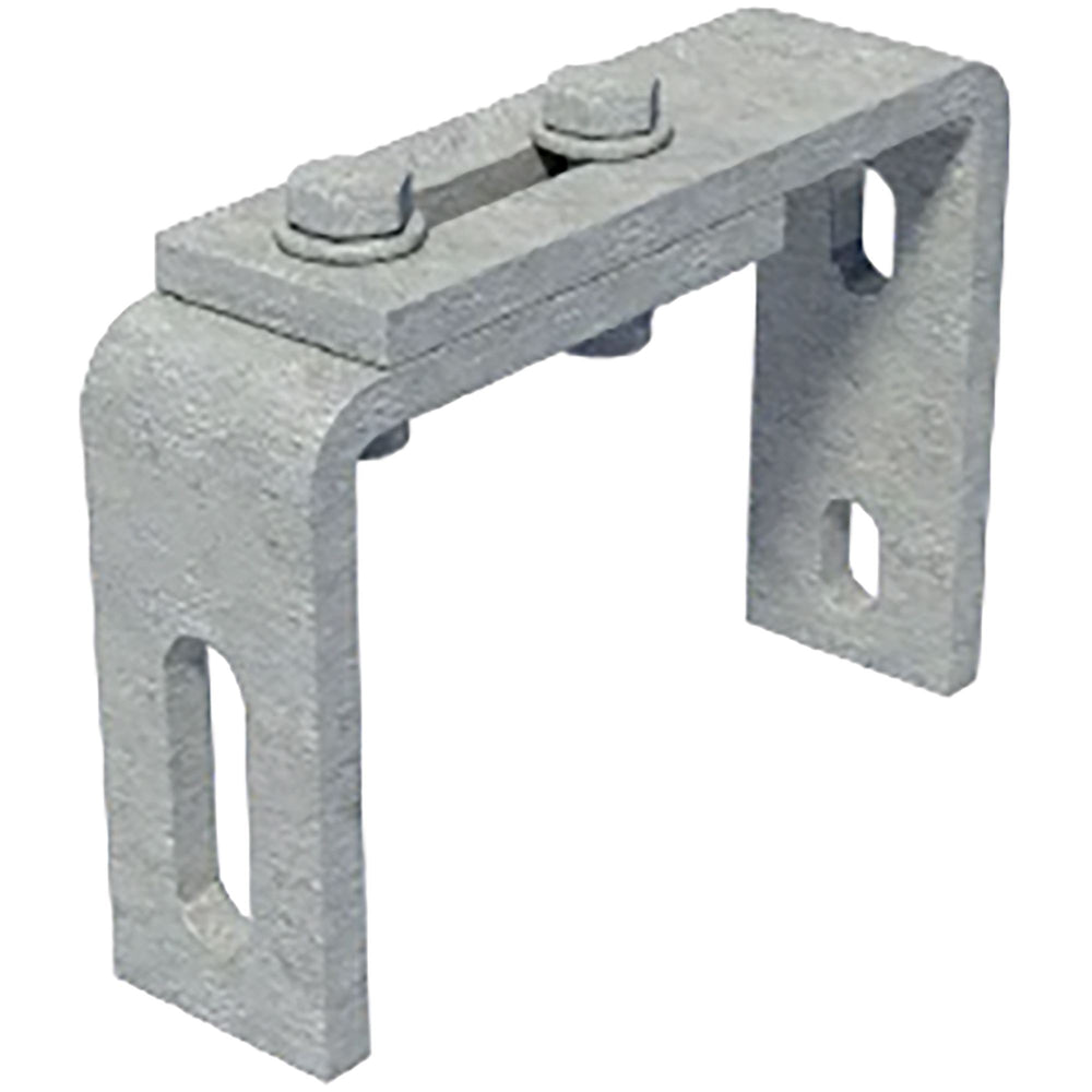 Adjustable Mounting Brackets 120 -160mm - Galvanised (To be used for mounting tu — Height Safety | GRS Safety Perth