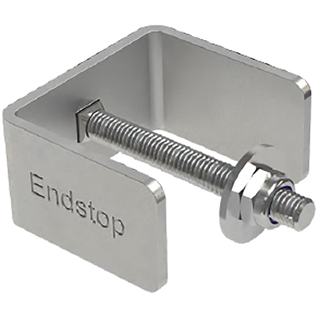 Rigid End Stop for Steel Ladders - Stainless Steel — Height Safety | GRS Safety Perth