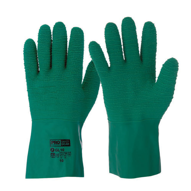 Green Gauntlet Gloves — Hand Protection | GRS Safety Perth
